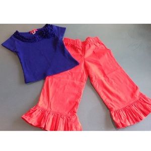Onekid Purple Shirt 3 4T Coral Pants Muchilunga